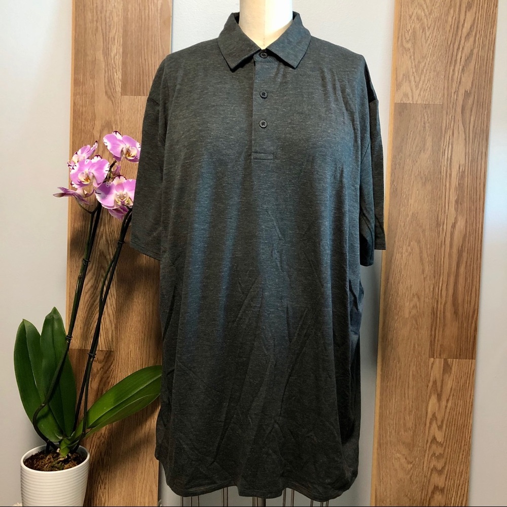*NWOT* Men’s Callaway Gray Soft Wool Blend Polo, Size M